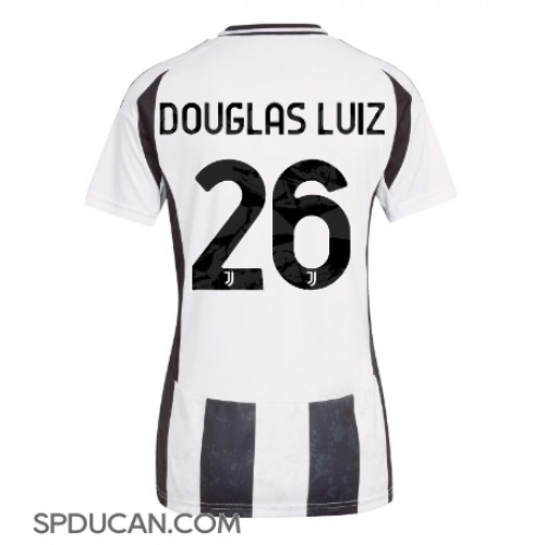 Zenski Nogometni Dres Juventus Douglas Luiz #26 Domaci 2024-25 Kratak Rukav